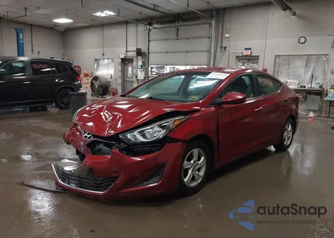 2014 Hyundai Elantra Se из США, поврежденный, VIN 5NPDH4AE2EH544991